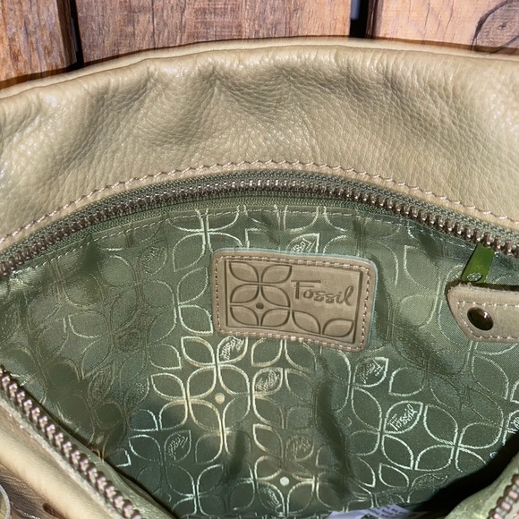 Fossil Green Leather Crossbody - Picture 8 of 8
